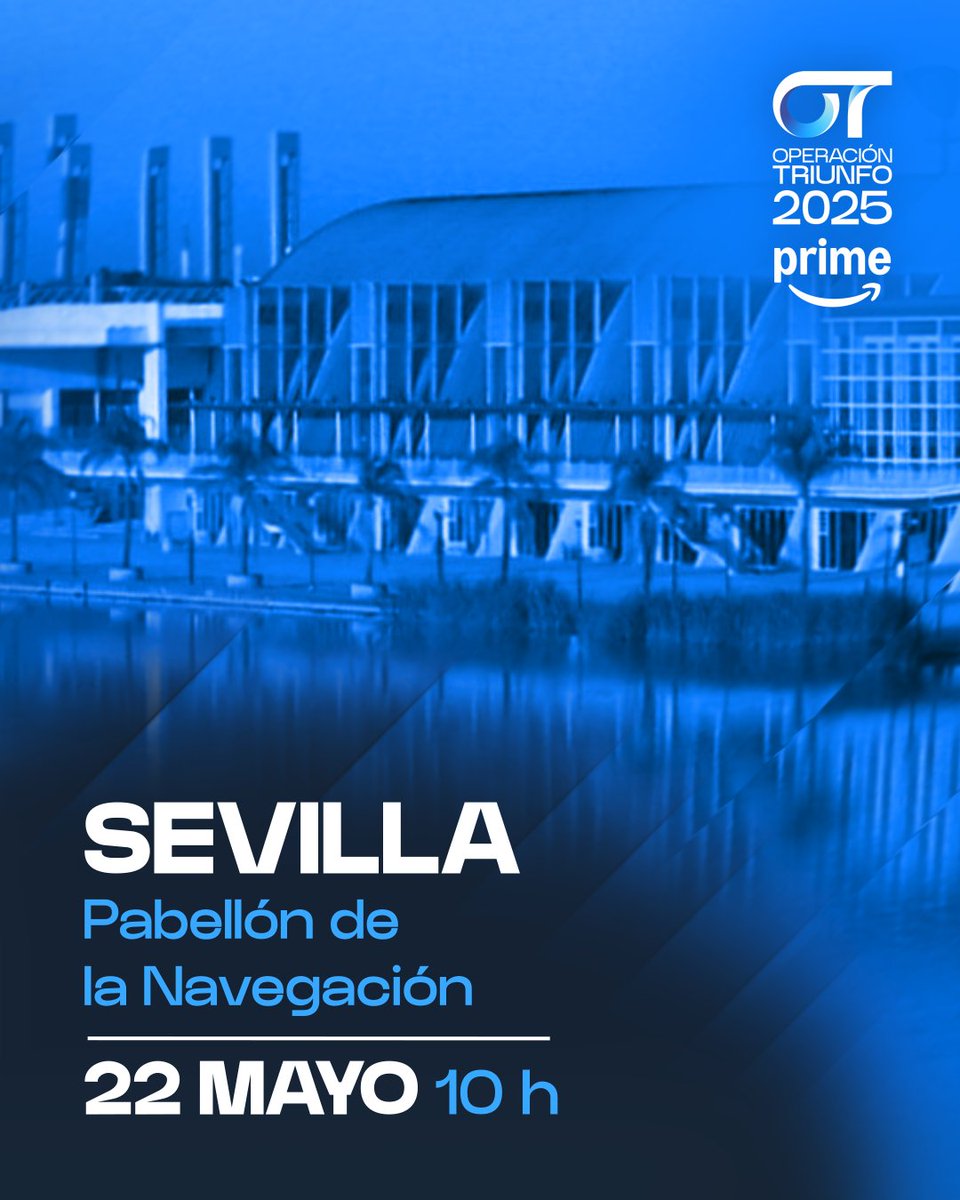 🗓️ El lunes 19/05 ponemos rumbo al sur, y en primer lugar aterrizaremos en MÁLAGA ✈️:

📍LA CAJA BLANCA 
⏰ A partir de las 10h

Y el 22/05 amaneceremos en SEVILLA ☀️: 

📍PABELLÓN DE LA NAVEGACIÓN 
⏰ A partir de las 10h 

El #OTCasting2025 no para, y nuestras ganas de querer