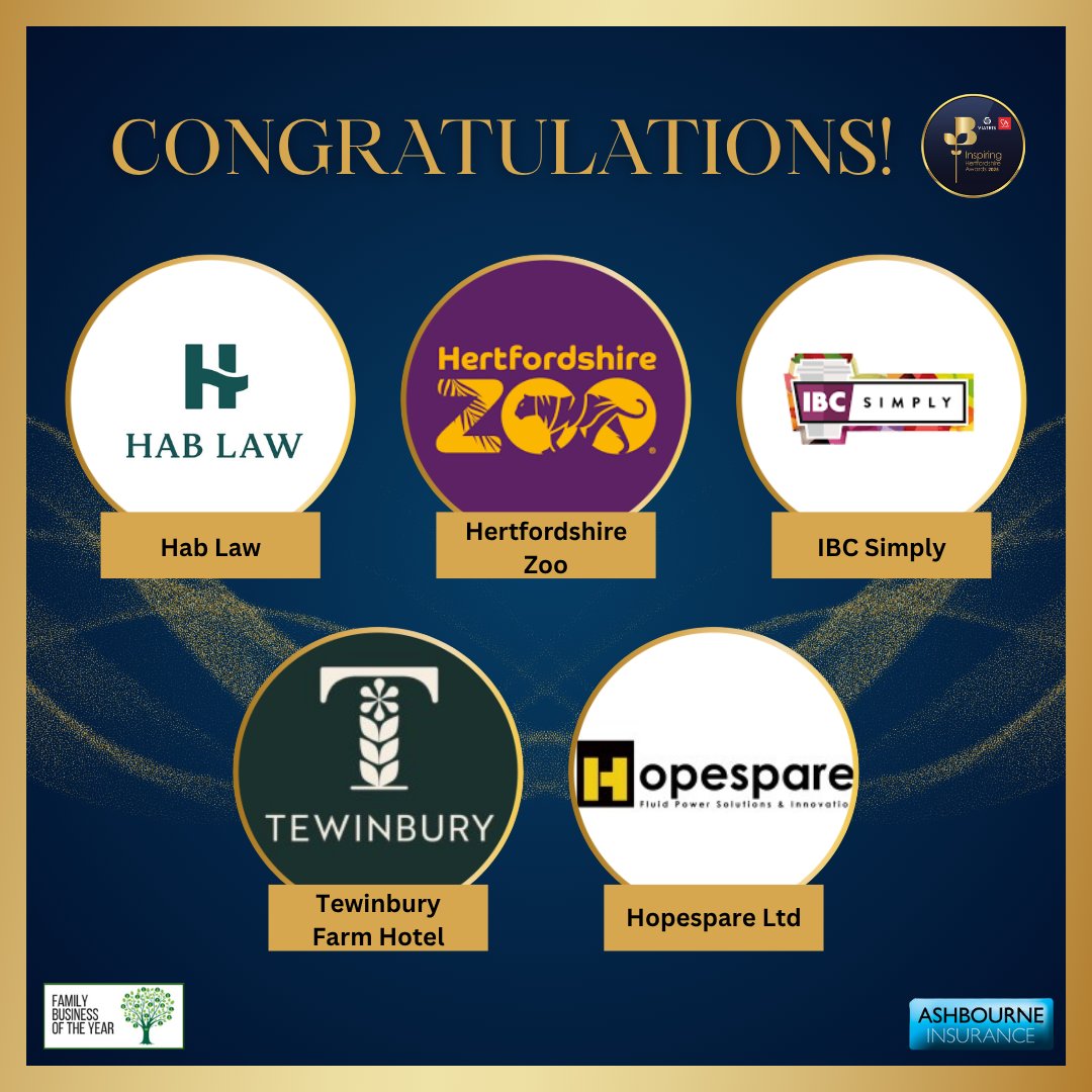 AshbourneInsurance (@ashinsservices) on Twitter photo Weβre proud to #sponsor the Family Business of The Year Award at the #InspiringHertsAwards! π
Our finalists:
π <a href="/HAB__LAW/">HAB Law</a>
π <a href="/HertsZoo/">Hertfordshire Zoo</a>
π <a href="/IBCSimply/">IBC Simply</a>
π <a href="/tewinburyfarm/">Tewin Bury Farm</a>
π <a href="/Hopespare/">Hopespare Ltd.</a>
Congrats to all! We can't wait to celebrate at the gala! π
<a href="/HertsChamber/">HertsChamber</a> <a href="/InspiringHerts/">Inspiring Herts</a> Weβre proud to #sponsor the Family Business of The Year Award at the #InspiringHertsAwards! π
Our finalists:
π <a href="/HAB__LAW/">HAB Law</a>
π <a href="/HertsZoo/">Hertfordshire Zoo</a>
π <a href="/IBCSimply/">IBC Simply</a>
π <a href="/tewinburyfarm/">Tewin Bury Farm</a>
π <a href="/Hopespare/">Hopespare Ltd.</a>
Congrats to all! We can't wait to celebrate at the gala! π
<a href="/HertsChamber/">HertsChamber</a> <a href="/InspiringHerts/">Inspiring Herts</a>