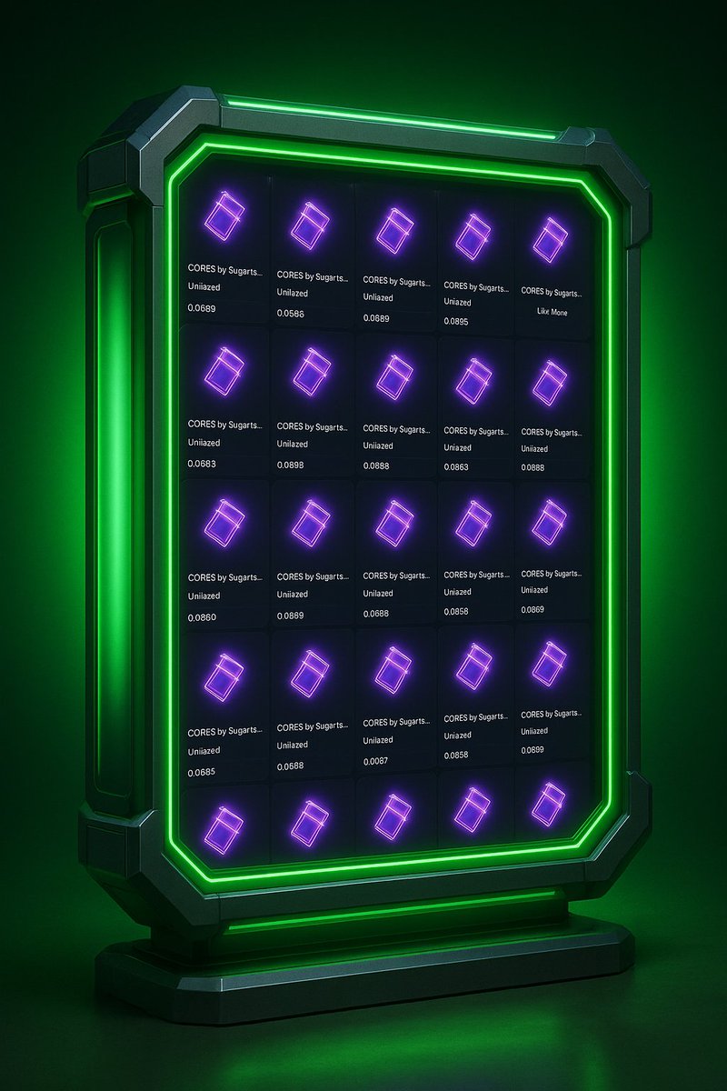 KryptoQuasar's tweet image. 21 CORES.
Unlisted. Unmatched. Unspoken.
Something’s brewing in Sugartown, and I’m already holding the blueprint.

#Sugartown #CORES #PointPods #Web3Gaming #D20Labs #KryptoQuasar #AbstractGaming #ZNA #NFTMystery #DigitalRelic