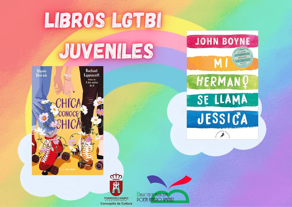 Por aquí os dejamos dos libros juveniles con temática LGTBI 🏳️‍🌈
📚Libros con una escritura fresca, intensa y emotiva.
Disponibles en nuestra biblioteca.
#bibliotorredel #LecturaRecomendada