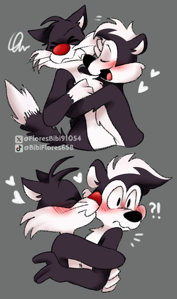 FloresBibi91054's tweet photo. Esto es adorable❣️😍😍❤💯

#LooneyTunes #PepélePew #sylvester https://t.co/DEXzpilWEj