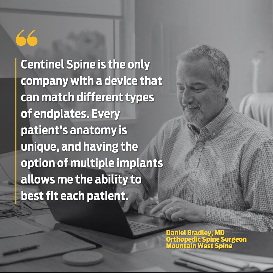 Centinel Spine (@centinelspine) on Twitter photo IN THE NEWS:
<a href="/CentinelSpine/">Centinel Spine</a>’s prodisc® total disc replacement systems deliver patient-specific, motion preservation solutions to the Treasure Valley in Idaho. Read more at bit.ly/4iXGsrJ.
#rediscover #centinelspine #prodisc #prodiscC #prodiscL #tdr #totaldiscreplacement IN THE NEWS:
<a href="/CentinelSpine/">Centinel Spine</a>’s prodisc® total disc replacement systems deliver patient-specific, motion preservation solutions to the Treasure Valley in Idaho. Read more at bit.ly/4iXGsrJ.
#rediscover #centinelspine #prodisc #prodiscC #prodiscL #tdr #totaldiscreplacement