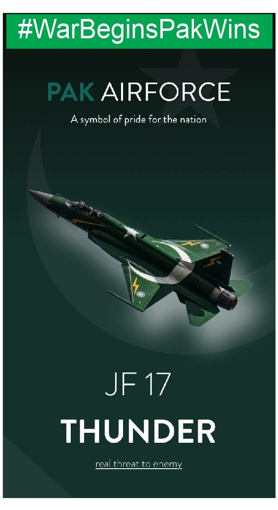 Pakistan's Air Force is unbeatable with J-10C! 

#پاک_فضائیہ_نے_کر_دکھایا
#J10CHumanModel
#WarBeginsPakWins