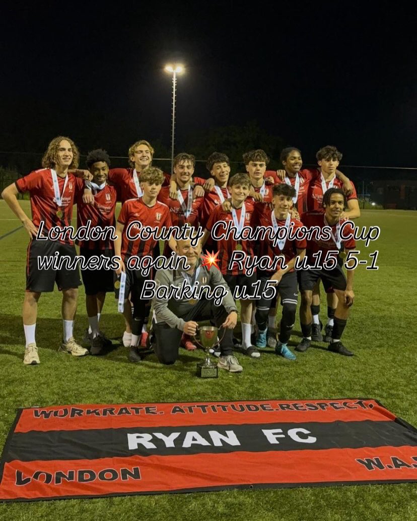 Ryan FC u16 Reds 2025/26 JPL and EJA tweet media
