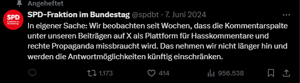 Sven ๐บ๐ฆ๐ฌ๐ง๐ฉ๐ช๐บ๐ธ๐ฎ๐ฑ๐ช๐บ๐ซ๐ท๐ญ๐ท #NoAfd (@sven0403) on Twitter photo <a href="/spdbt/">SPD-Fraktion im Bundestag</a> na guck Feige seid ihr auch noch. So lรคsst sich Kritik am eigenen tun natรผrlich auch abschรผtteln. So etwas hat m.A.n. aber auch nichts im Bundestag verloren. #MoskauConnection vielleicht liegt es ja auch an eurem widerlichen Kuschelkurs? <a href="/spdbt/">SPD-Fraktion im Bundestag</a> na guck Feige seid ihr auch noch. So lรคsst sich Kritik am eigenen tun natรผrlich auch abschรผtteln. So etwas hat m.A.n. aber auch nichts im Bundestag verloren. #MoskauConnection vielleicht liegt es ja auch an eurem widerlichen Kuschelkurs?