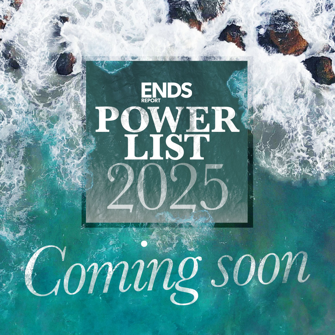 🎆COMING SOON🎆

Mark your calendars, because ENDS Report’s 2025 Power List will be announced NEXT WEEK 🥂

The list celebrates the 100 UK environmental professionals who have made the greatest impact in the past two years –  as nominated by their peers ⭐️