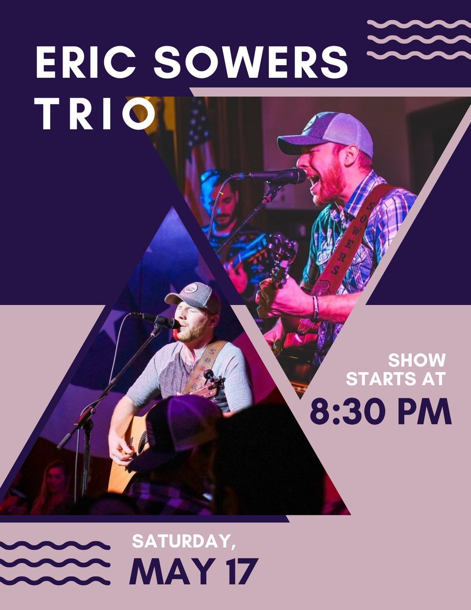 Open today @ 3:00
Tonight: Game Night in the Taproom @ 7:00
Thursday:Summer League @ 5:45 for Tiki Bar Opening 
Friday: Karaoke Night @ 7:00
Saturday: Eric Sowers Trio @  8:30
Sunday: Line Dancing &amp; Lessons @ 5:00
#livemusic #linedancing