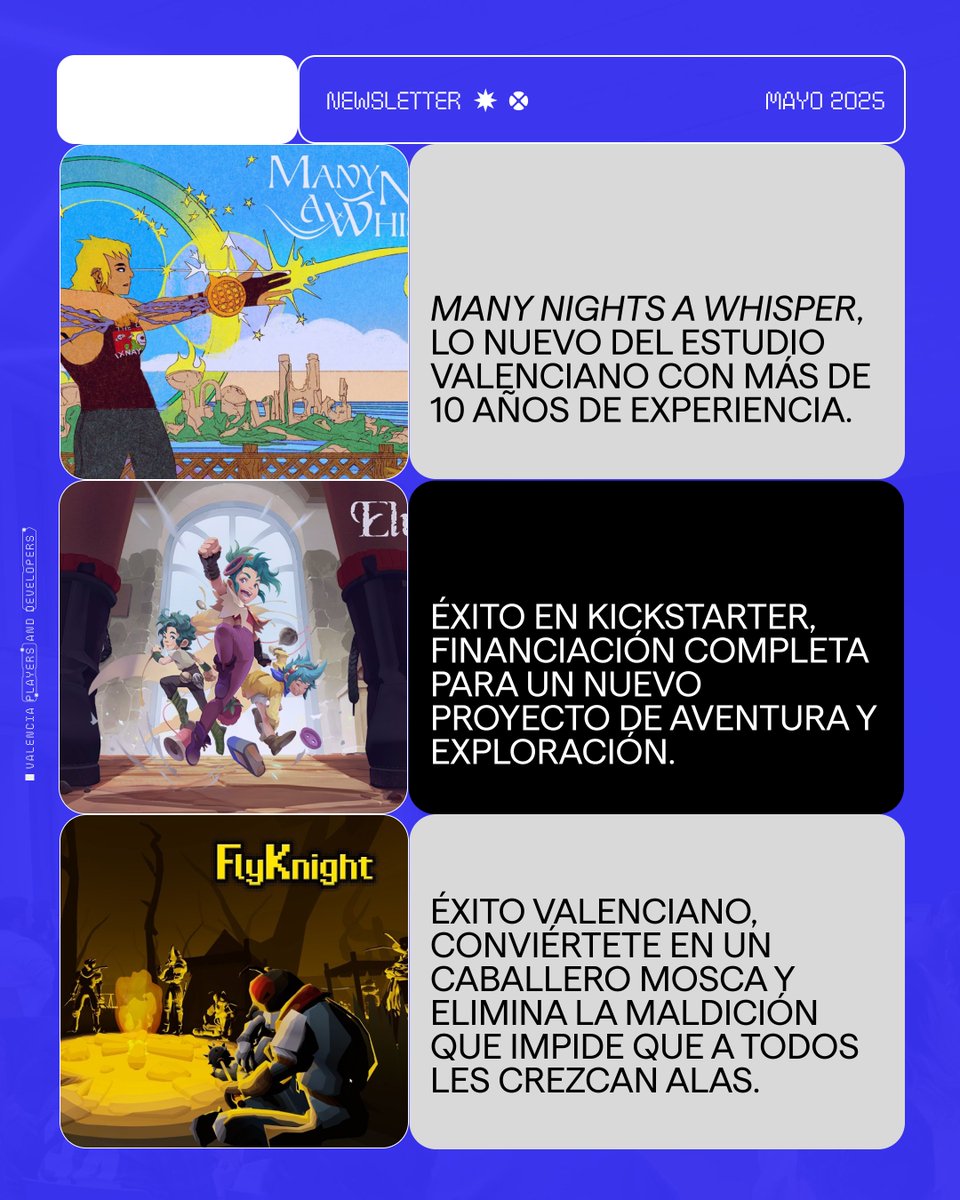 👾 Newsletter nº3: ¡Noticias de mayo en el ecosistema de los videojuegos!

✨Puedes leer todas estas noticias a través de nuestra newsletter ⬇️