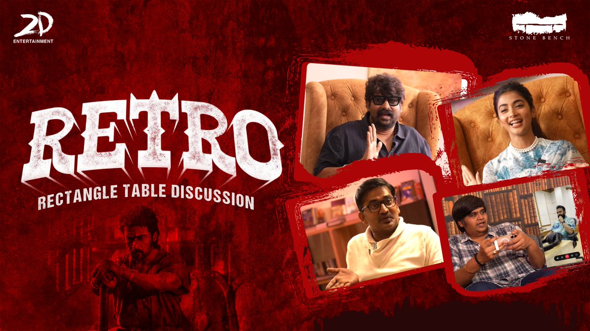 2D Entertainment (@2d_entpvtltd) on Twitter photo Listen to team Retro talk about the stories, memories and emotions behind the making of #Retro 😍
With Karunakaran | Joju George | Pooja Hegde | Karthik Subbaraj
▶ youtu.be/DHPHepvHuFU
#RetroRunningSuccessfully #TheOneWon
@Suriya_Offl #Jyotika <a href="/karthiksubbaraj/">karthik subbaraj</a> <a href="/hegdepooja/">Pooja Hegde</a> Listen to team Retro talk about the stories, memories and emotions behind the making of #Retro 😍
With Karunakaran | Joju George | Pooja Hegde | Karthik Subbaraj
▶ youtu.be/DHPHepvHuFU
#RetroRunningSuccessfully #TheOneWon
@Suriya_Offl #Jyotika <a href="/karthiksubbaraj/">karthik subbaraj</a> <a href="/hegdepooja/">Pooja Hegde</a>