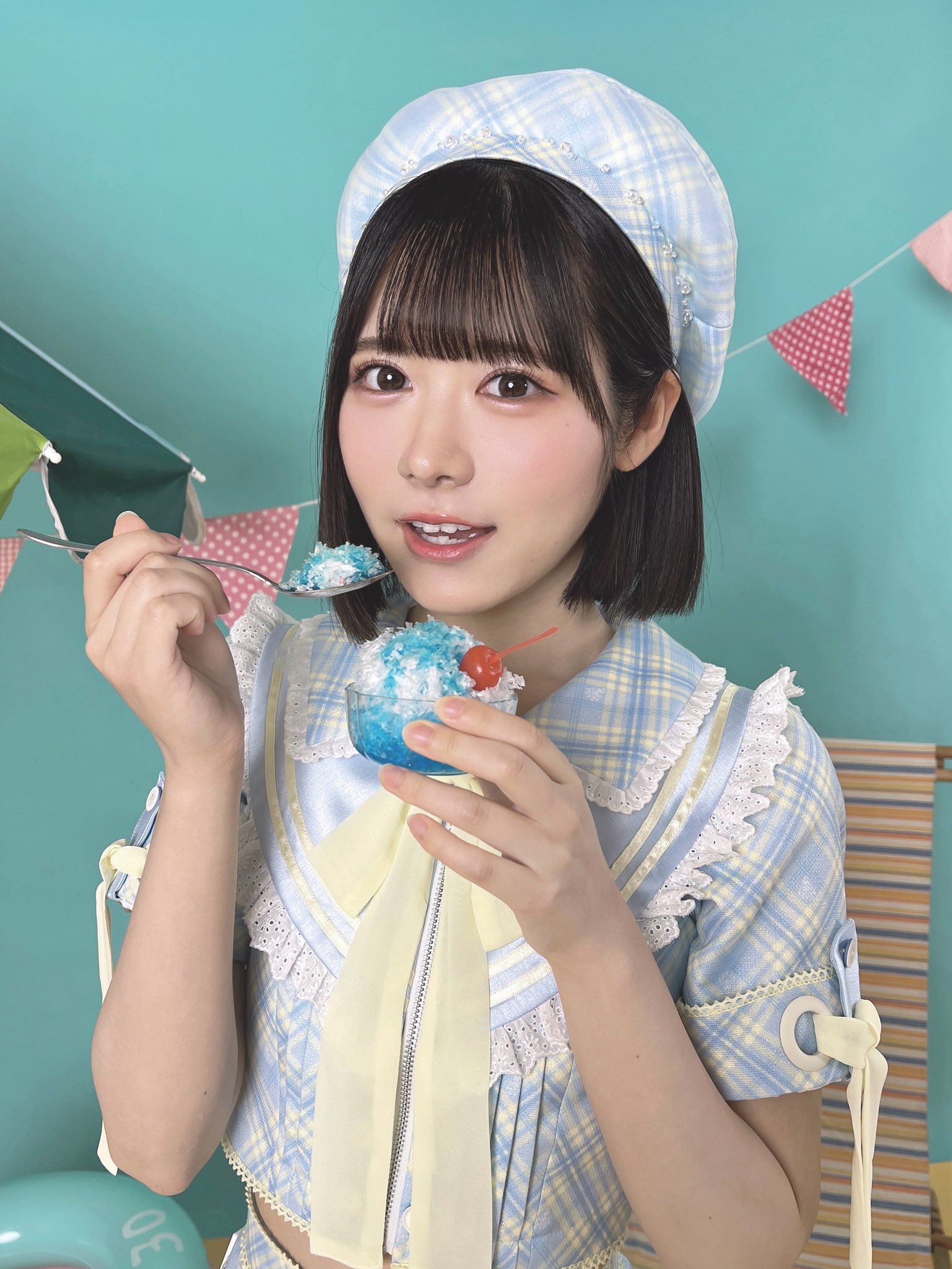 ニアジョイ 大西葵 ブルーハワイレモン 歌唱衣装 生写真 直筆 セミコンプ ニアジョイ 大西葵 ブルーハワイレモン 歌唱衣装 生写真 - メルカリ