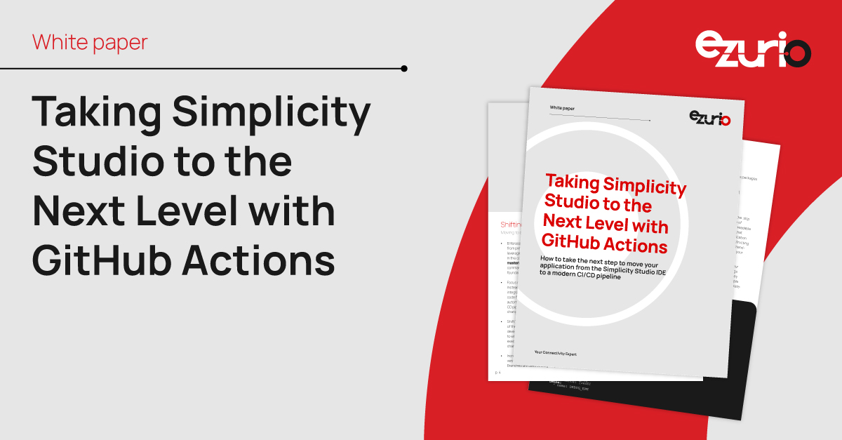 Ezurio (Formerly Laird Connectivity) (@ezurio_llc) on Twitter photo Automated CI/CD is critical for efficient, reliable development, but for teams using <a href="/siliconlabs/">Silicon Labs</a>’ SoCs with #SimplicityStudio, adopting these workflows can be complex. This white paper outlines a practical way to build Simplicity Studio projects using #GitHub actions, with Automated CI/CD is critical for efficient, reliable development, but for teams using <a href="/siliconlabs/">Silicon Labs</a>’ SoCs with #SimplicityStudio, adopting these workflows can be complex. This white paper outlines a practical way to build Simplicity Studio projects using #GitHub actions, with