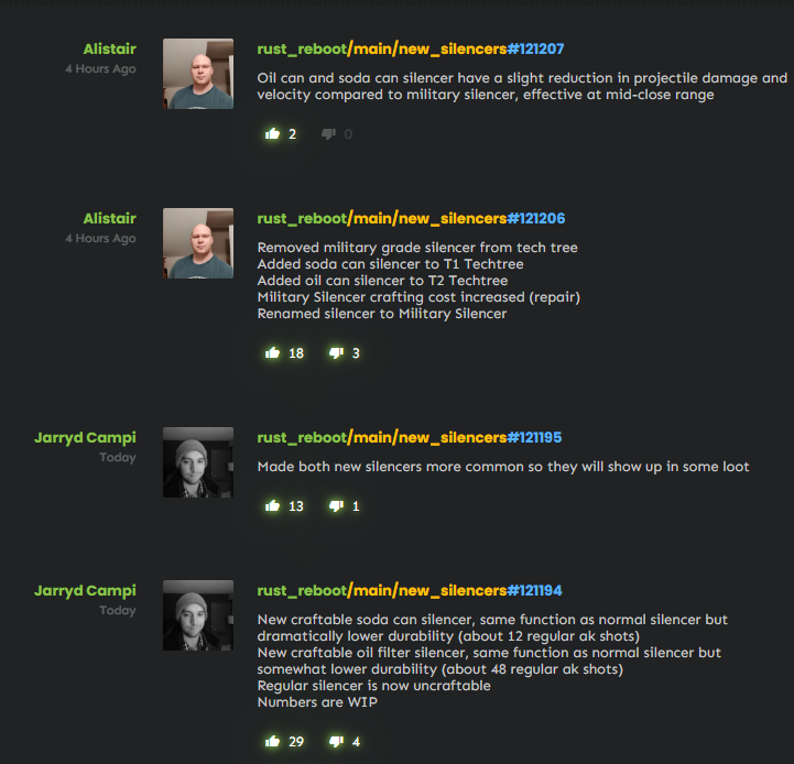 Good morning.

commits.facepunch.com/r/rust_reboot/…
