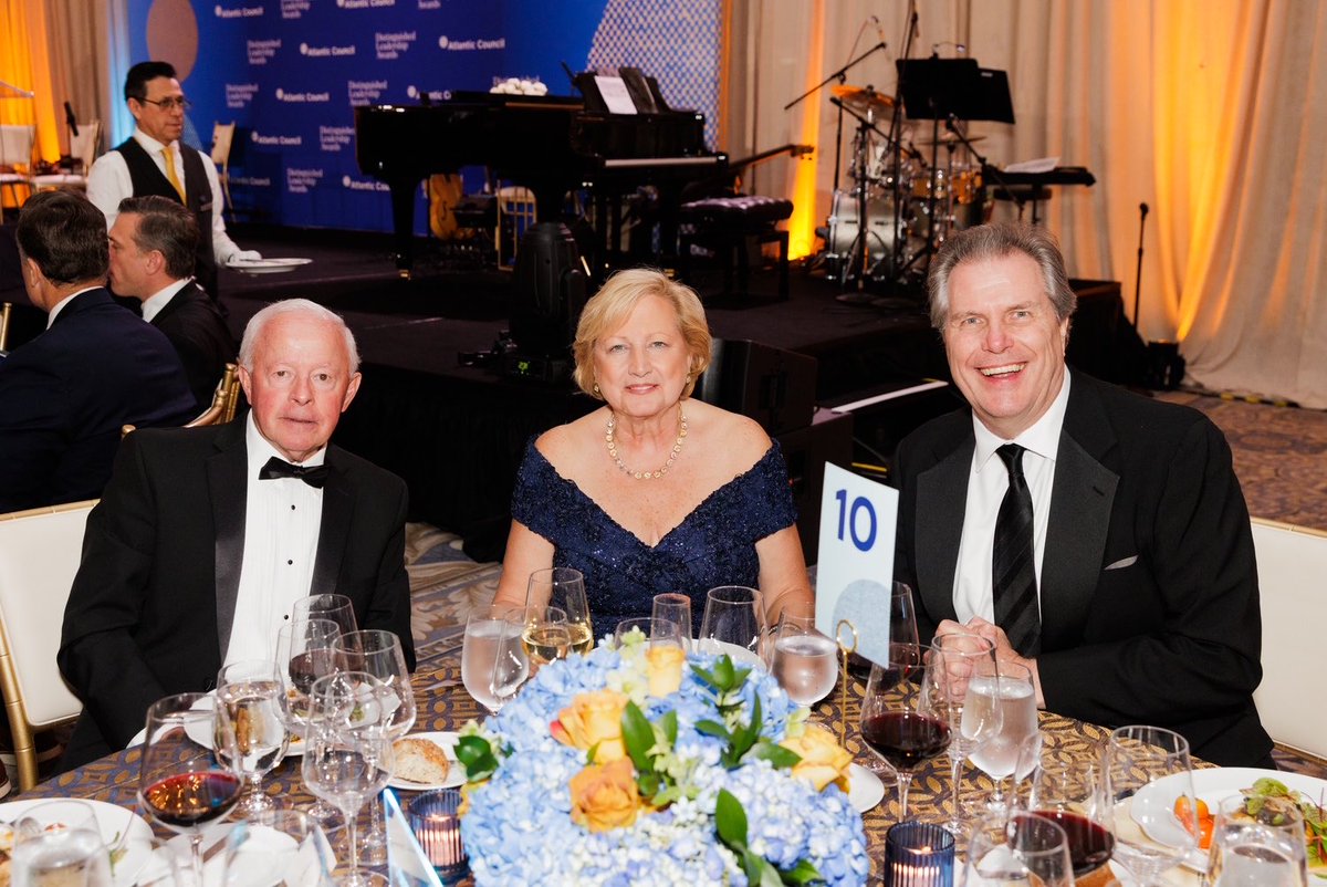Washington, D.C. — May 8th photo from the Atlantic Council Leadership Award dinner which honored Prime Minister Andrej Plenkovic; with Croatian Fraternal Union officers, Franjo Bertovic and Bernadette Luketich-Sikaras; was Croatian special that Tatiana Cameron sang too!