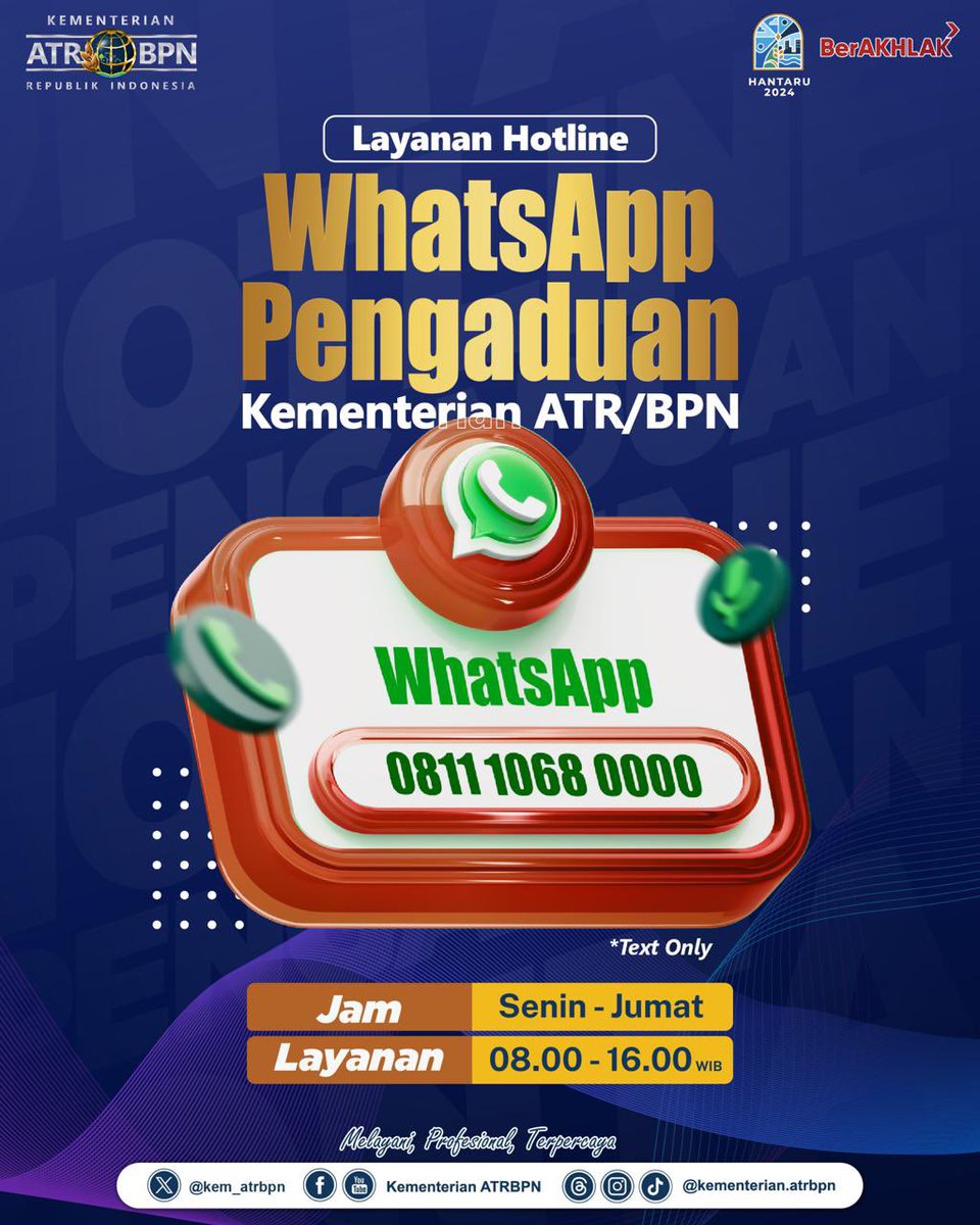 kem_atrbpn's tweet image. BUKA RAPAT PERDANA LANDLAB, MENTERI NUSRON Dorong Kebijakan Pertanahan dan Bank Tanah yang Berbasis Data dan Jangka Panjang

Berita selengkapnya, kunjungi:
atrbpn.go.id/berita/buka-ra…

#KementerianATRBPN
#MelayaniProfesionalTerpercaya
#MajuDanModern
#MenujuPelayananKelasDunia