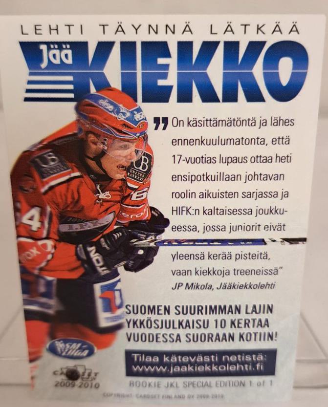 Vierastan sanontaa ”jotain on tehty oikein”, mutta ehkä tämä osui aika lailla oikein - näin 16-17 vuotta jälkikäteenkin arvioituna. #NHLfi #MG64 #Leijonat
