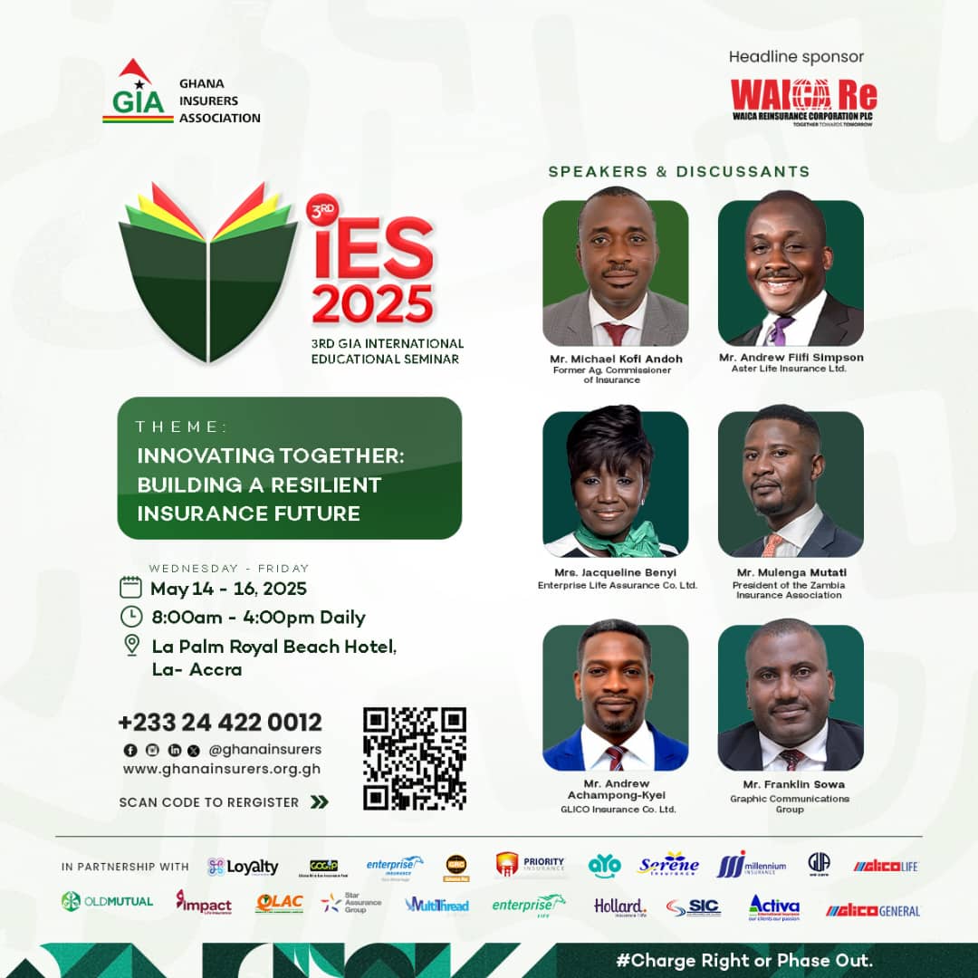 glicogroup's tweet image. MD of GLICO General, Mr. Andrew Achampong-Kyei, Esq will be speaking at the Insurance Summit currently ongoing at the La Palm Royal Beach Hotel. Please watch out for excerpts from his presentation.

#InsuranceSummit2025
#chargerightorphaseout
#GLICOGeneral