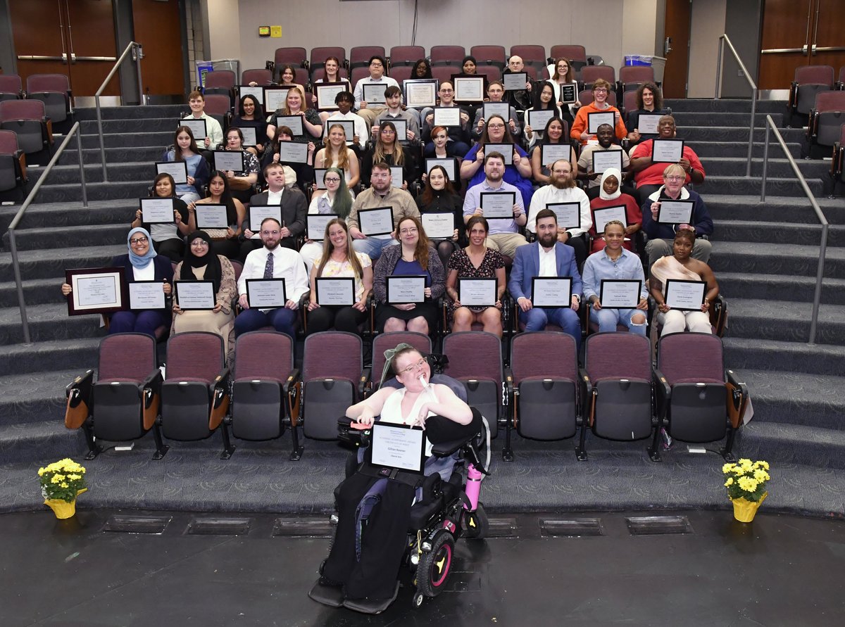 Congratulations to all the students receiving their Academic Achievement Awards last night. Great job! #honors #studentsuccess #academicachievement #DCCCProud #FollowYourFlame