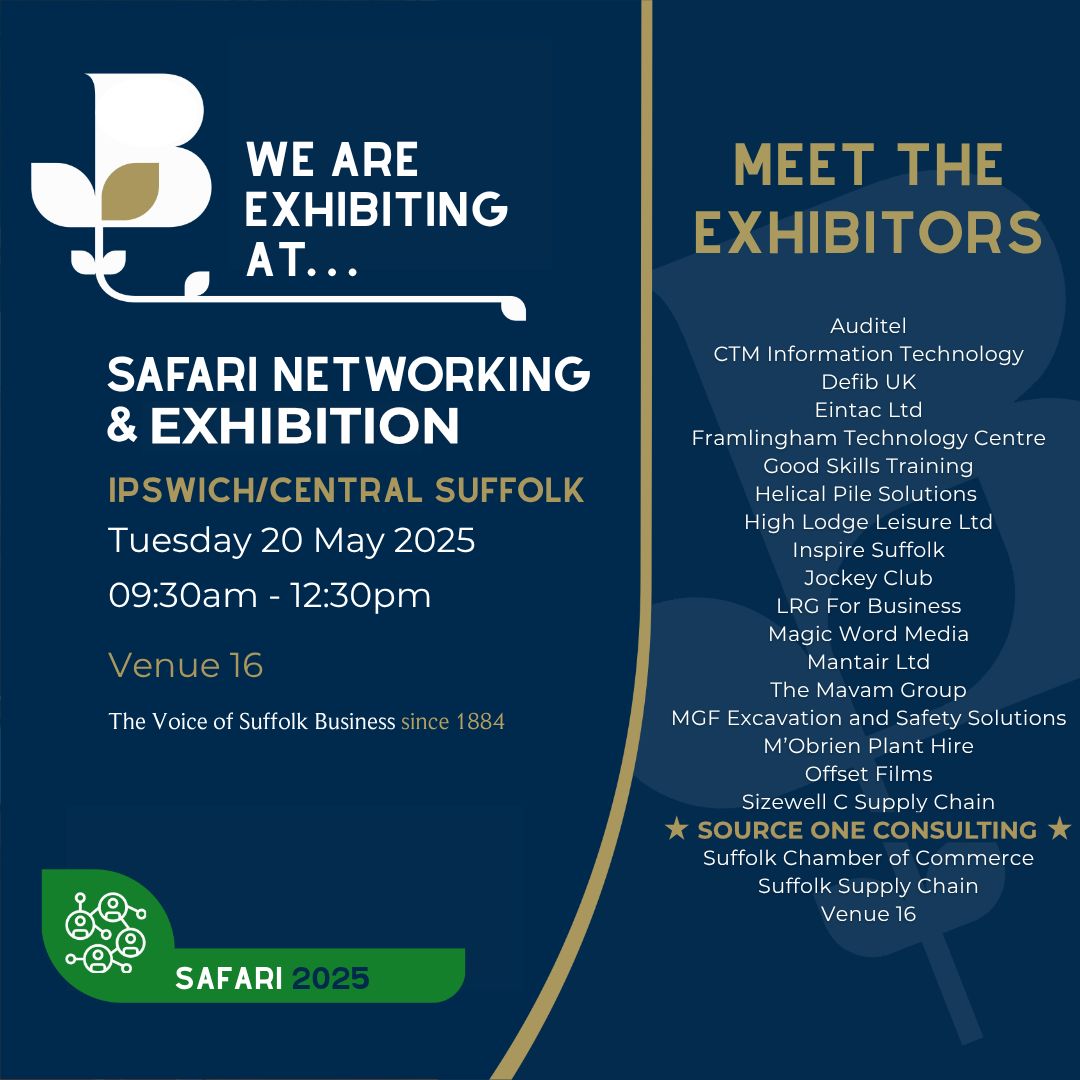 Source One Interiors (@1sourceone) on Twitter photo ๐ง Weโre exhibiting at the Safari Networking & Exhibition โ Ipswich & Central Suffolk on Tues 20 May at Venue 16! Come say hi ๐ and find out how we can transform your workspace:
๐น Refurbs
๐น Fit outs
๐น Partitions & more
๐ suffolksupplychain.co.uk/event/59
<a href="/suffolkchamber/">Suffolk Chamber of Commerce</a> ๐ง Weโre exhibiting at the Safari Networking & Exhibition โ Ipswich & Central Suffolk on Tues 20 May at Venue 16! Come say hi ๐ and find out how we can transform your workspace:
๐น Refurbs
๐น Fit outs
๐น Partitions & more
๐ suffolksupplychain.co.uk/event/59
<a href="/suffolkchamber/">Suffolk Chamber of Commerce</a>