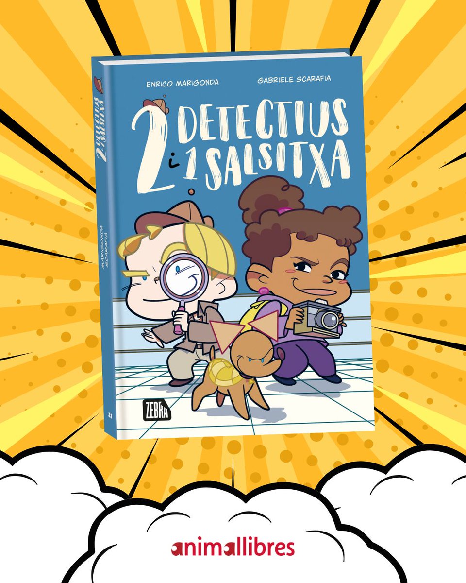 Animallibres (@animallibresed) on Twitter photo NOVETAT | Dos detectius i un salsitxa🔎🔎🐾
Un cas per resoldre. Un amic que cal salvar. Un equip de detectius brillants. 🤩
🗯️ Còmic. A partir de 7 anys.
🔗 animallibres.cat/zebra/9716-dos…
#Animallibres NOVETAT | Dos detectius i un salsitxa🔎🔎🐾
Un cas per resoldre. Un amic que cal salvar. Un equip de detectius brillants. 🤩
🗯️ Còmic. A partir de 7 anys.
🔗 animallibres.cat/zebra/9716-dos…
#Animallibres