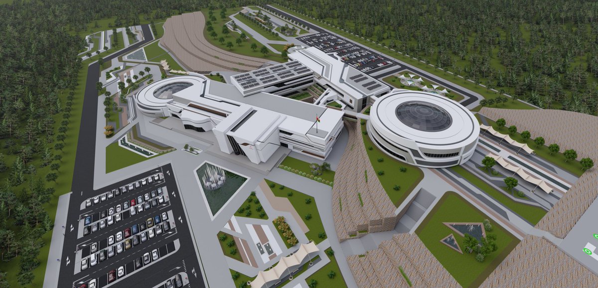 Archreemab's tweet photo. The Ministry of Culture, Sports, and Youth project envisions a landmark building in Muscat, Oman, that integrates cultural significance, functionality, and sustainability. Situated near the Oman Cultural Complex in Al Seeb, the site spans 400,000 square meters and enjoys https://t.co/gLzyaPcnBc