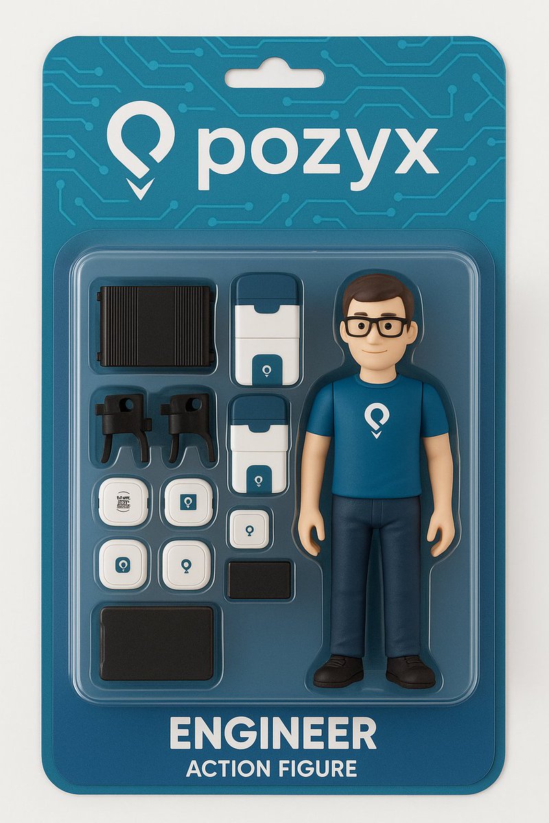 Yeah, we jumped on the bandwagon. And we’re not sorry.

Introducing the Pozyx Engineer Action Figure — complete with RTLS anchors, tags, mounting brackets, and even our industrial gateway. Because when your tech is this cool, it deserves a collectible.

#Pozyx #RTLS #ActionFigure