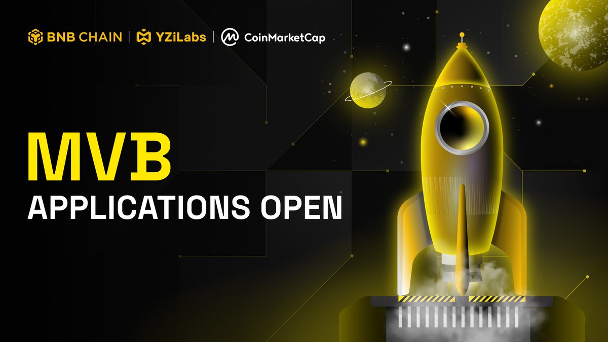 Still thinking about applying to MVB 10? You can, anytime now! 

Applications are open on a rolling basis for projects on BNB Chain.

Learn more 👇  
bnbchain.org/en/blog/bnb-ch…