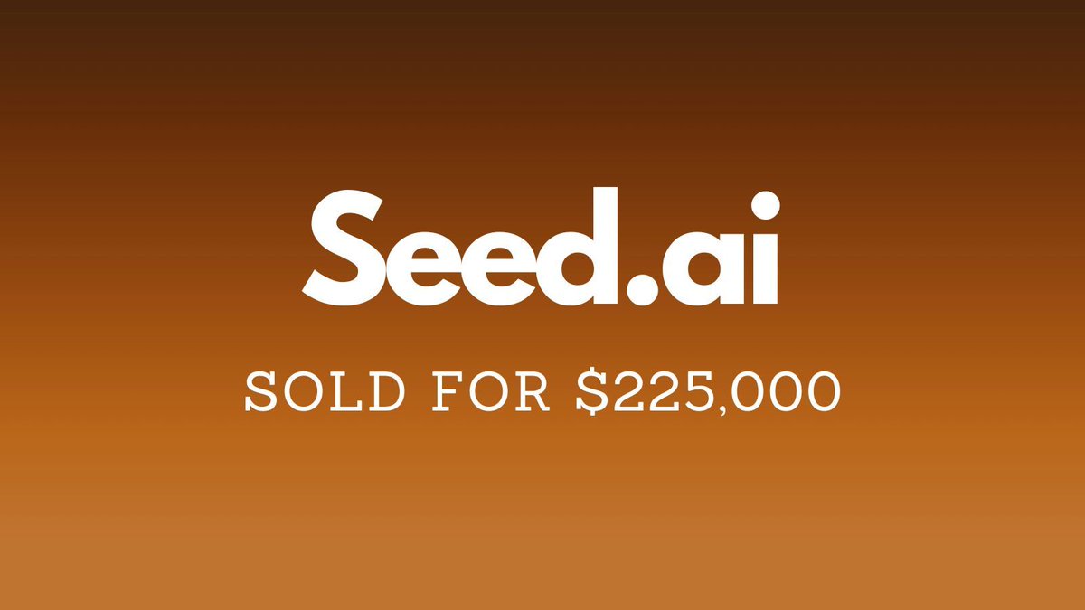 NameBio's tweet photo. Yesterday saw $814k in domain name sales including:

$225,000 Seed․ai
$110,000 RemotePay․com
$25,000 Drew․ai
$17,015 155Bet․com
$16,651 Normal․bg

Full list 👉 https://t.co/j0CYSAgQrR

#Domains https://t.co/8VLyCnukFM