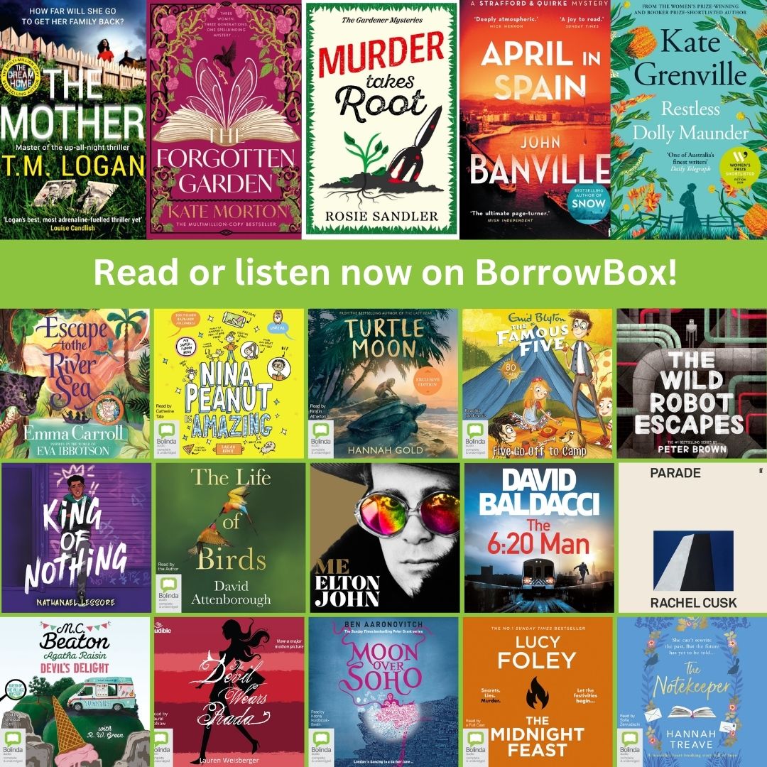 Our Cambridgeshire Reads and Listens titles for June are all available on #BorrowBox! There are 5 titles available as eBooks and eAudiobooks, plus 15 more eAudiobooks available. No waiting times!

cambridgeshire.borrowbox.com

#CambridgeshireReads #CambridgeshireListens <a href="/BorrowBox/">BorrowBox</a>