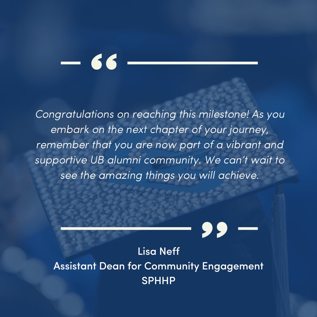 ubsphhp's tweet image. Tomorrow is the day! We can&apos;t wait to celebrate you #UBClassof2025! 💙

#UBSPHHP