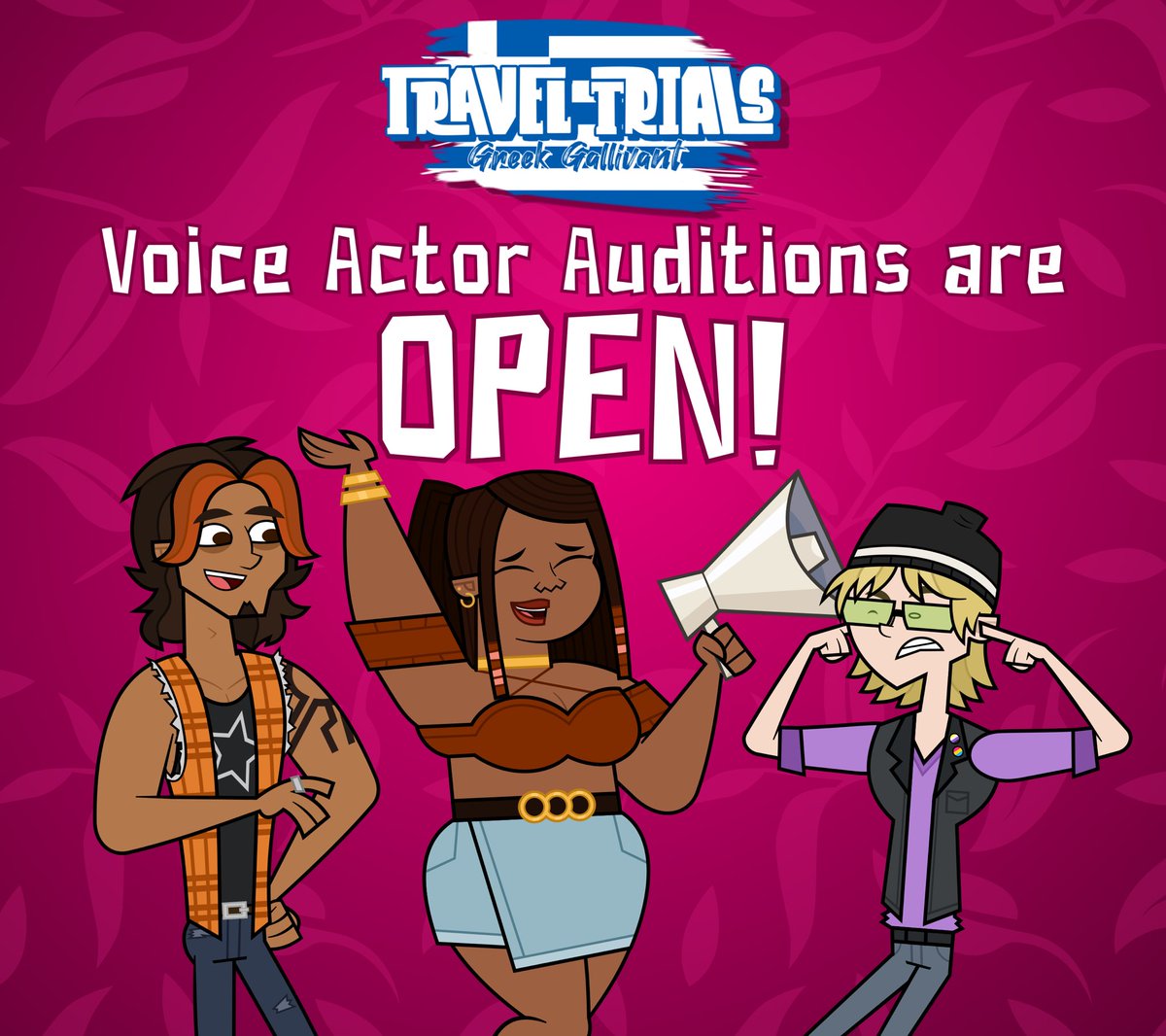 We are so proud to announce that we are looking for voice actors for our project!
Auditions will end on June 14th!
Apply Below! #trvtwt #tdtwt #dctwt 

cstng.cc/projects/trave…