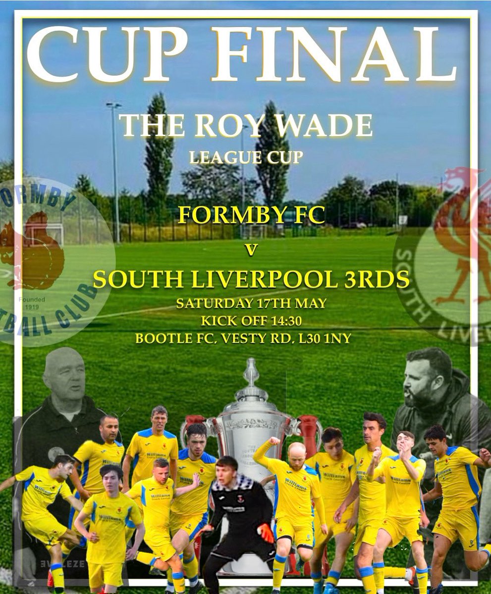 Formby Fc (@formby_fc_) on Twitter photo Formby Fc v <a href="/SouthLplFC_LCPL/">South Liverpool LCPL</a>
Cup Final day on Saturday as we go up against a team looking at doing the double, always a cracker of a fixture this, two inform teams looking for the first piece of silverware of the season, this one is not to be missed
💛💙💛
#upthesquirrels🐿️ Formby Fc v <a href="/SouthLplFC_LCPL/">South Liverpool LCPL</a>
Cup Final day on Saturday as we go up against a team looking at doing the double, always a cracker of a fixture this, two inform teams looking for the first piece of silverware of the season, this one is not to be missed
💛💙💛
#upthesquirrels🐿️