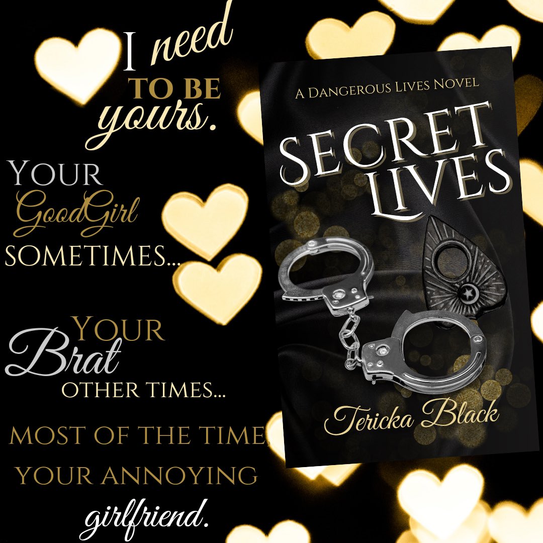 👤☟ 𝕊𝕖𝕔𝕣𝕖𝕥 𝕃𝕚𝕧𝕖𝕤 ☟👤

Dark secrets can tear even the highest walls down. Putting those you love the most at risk. Rex needs to trust those closest to him or forever expose them to danger.

Get it here --->
amazon.com/Secret-Lives-D…

#terickablack #secretlives