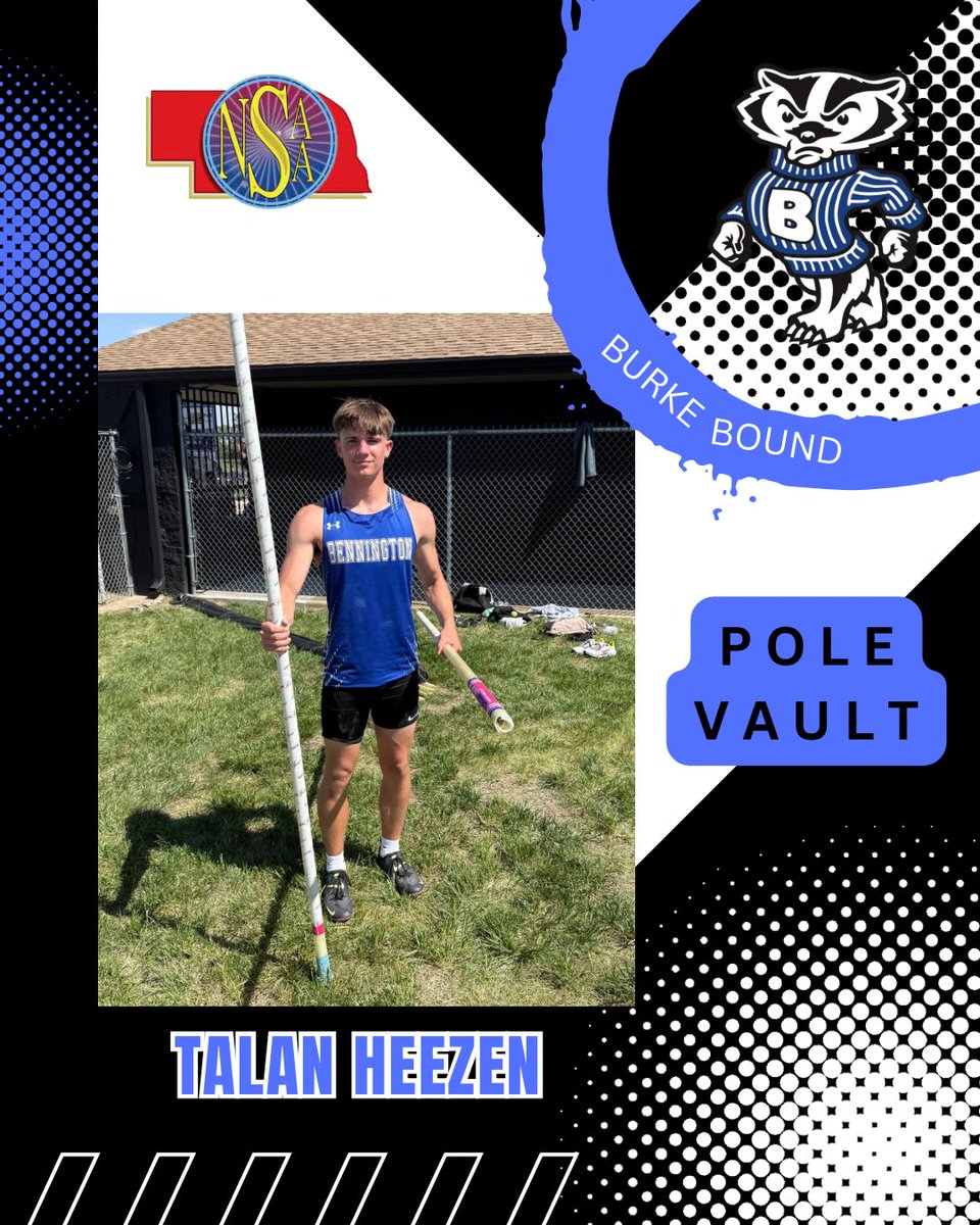 Congratulations to Talan for qualifying in the Pole Vault! Congratulations to Keagan for qualifying in the Discus!