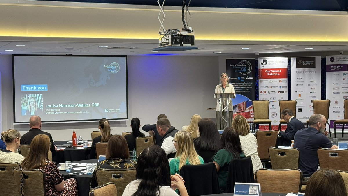 Our CE is now on the stage to bring today’s event to a close, we still have more networking to come and, of course, lunch. A massive thank you to all our speakers and panelists for their time today and their invaluable expertise.  
#SYITC25 With Headline Sponsor <a href="/MadeSmarterUK/">MadeSmarterUK</a>