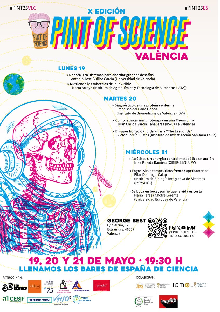 Evolving Therapeutics (@evolving_spain) on Twitter photo Planazo científico el próximo miércoles! 🍻🎤
Nuestra CSO <a href="/pilardomingoc/">Pilar Domingo-Calap</a> habla sobre fagos en <a href="/pintofscienceES/">Pint of Science ES</a>!
Ciencia, cerveza y buen rollo, no faltes!⚛️
📅 21/05 - 19:30h
📍 George Best Rock Club
#PintOfScience #CienciaConCerveza #Fagos #PlanDeMiércoles Planazo científico el próximo miércoles! 🍻🎤
Nuestra CSO <a href="/pilardomingoc/">Pilar Domingo-Calap</a> habla sobre fagos en <a href="/pintofscienceES/">Pint of Science ES</a>!
Ciencia, cerveza y buen rollo, no faltes!⚛️
📅 21/05 - 19:30h
📍 George Best Rock Club
#PintOfScience #CienciaConCerveza #Fagos #PlanDeMiércoles