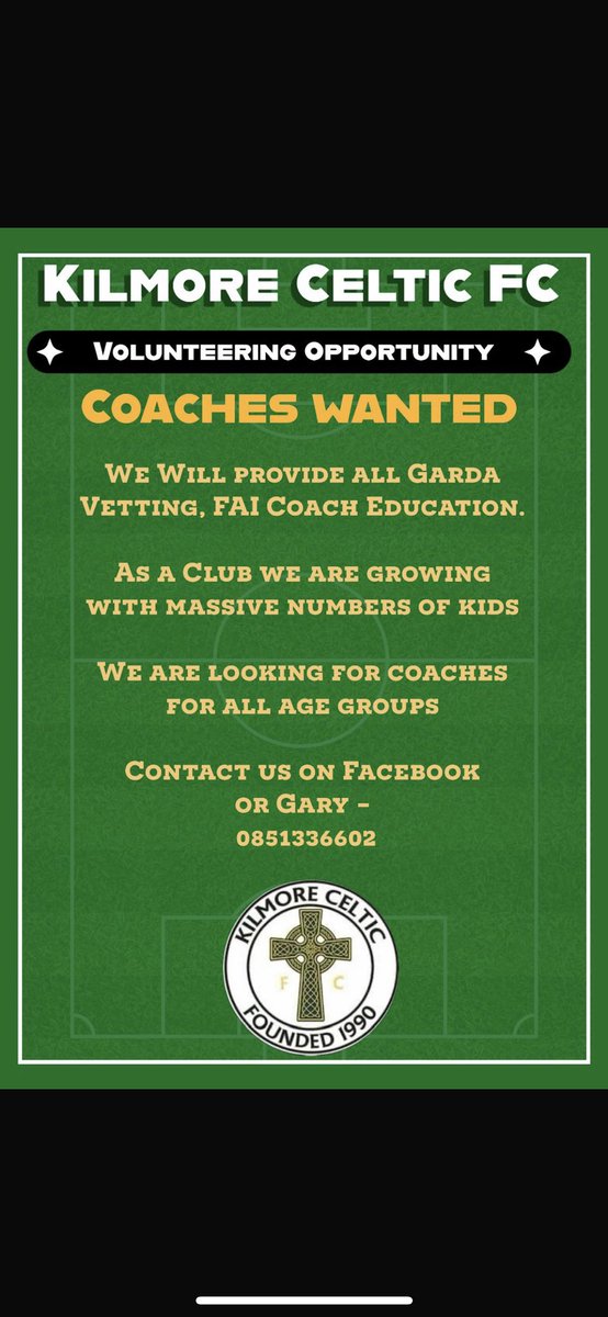 Kilmore Celtic FC (@kilmoreceltic) on Twitter photo 💚⚽️💚⚽️💚⚽️💚⚽️💚⚽️
Our club is growing rapidly 🙌🏻
<a href="/AlQuinn2015/">LSL Live Update’s</a> <a href="/LSLLeague/">Leinster Senior League</a> <a href="/hitthechannels/">Football lover</a> <a href="/DDSL_Official/">DDSL Grassroots</a> <a href="/gavpepper85/">Cllr Gavin Pepper</a> <a href="/pitchmarking_ie/">Pitchmarkingpaint.ie</a> <a href="/BarryHeneghan2/">Barry Heneghan TD</a> 💚⚽️💚⚽️💚⚽️💚⚽️💚⚽️
Our club is growing rapidly 🙌🏻
<a href="/AlQuinn2015/">LSL Live Update’s</a> <a href="/LSLLeague/">Leinster Senior League</a> <a href="/hitthechannels/">Football lover</a> <a href="/DDSL_Official/">DDSL Grassroots</a> <a href="/gavpepper85/">Cllr Gavin Pepper</a> <a href="/pitchmarking_ie/">Pitchmarkingpaint.ie</a> <a href="/BarryHeneghan2/">Barry Heneghan TD</a>