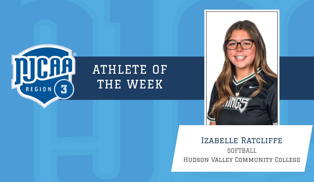 Hudson Valley CC's Izabelle Ratcliffe named <a href="/NJCAAReg3/">NJCAA REGION 3</a> Athlete of the Week

njcaaregion3.org/aotw/2024-25/s…