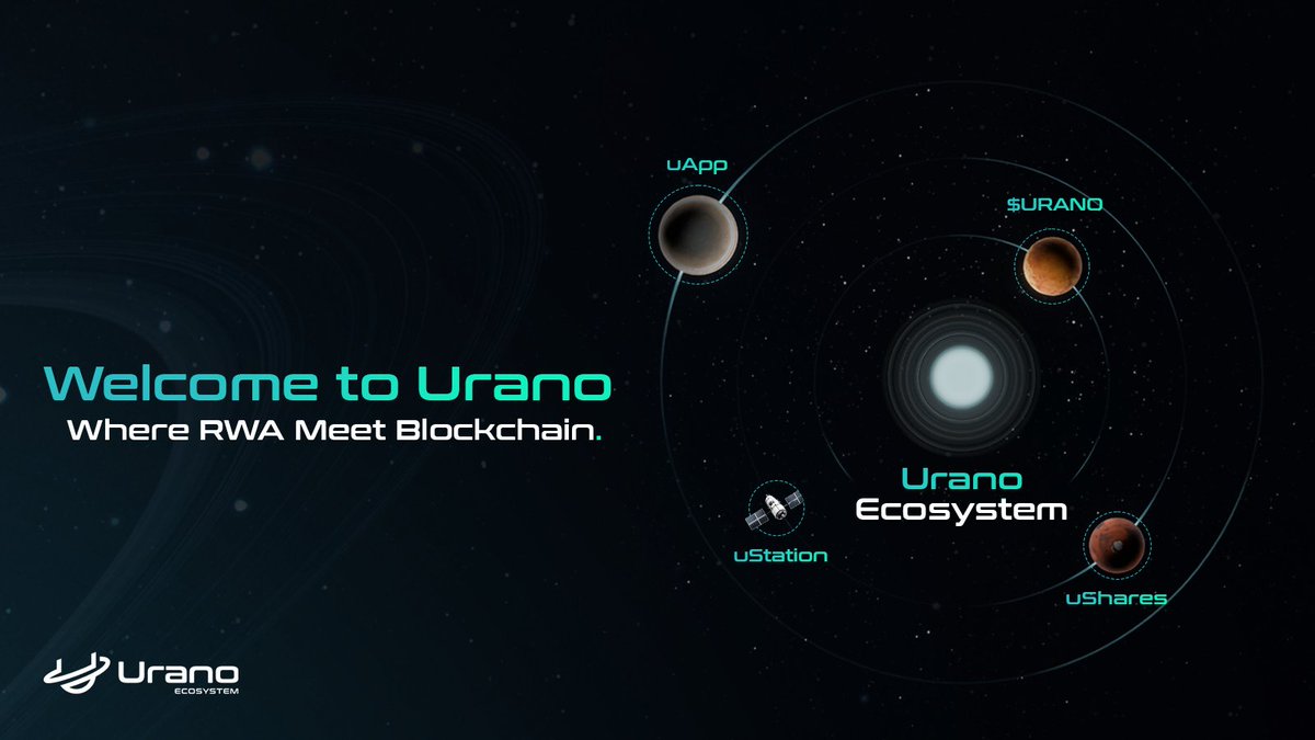 1/ What if your next crypto investment wasn’t speculative, but collateralized and compliant?

Welcome to Urano — where real-world assets (RWA) meet blockchain. 🪐

🧵 Let us show you how tokenized ownership is changing everything!