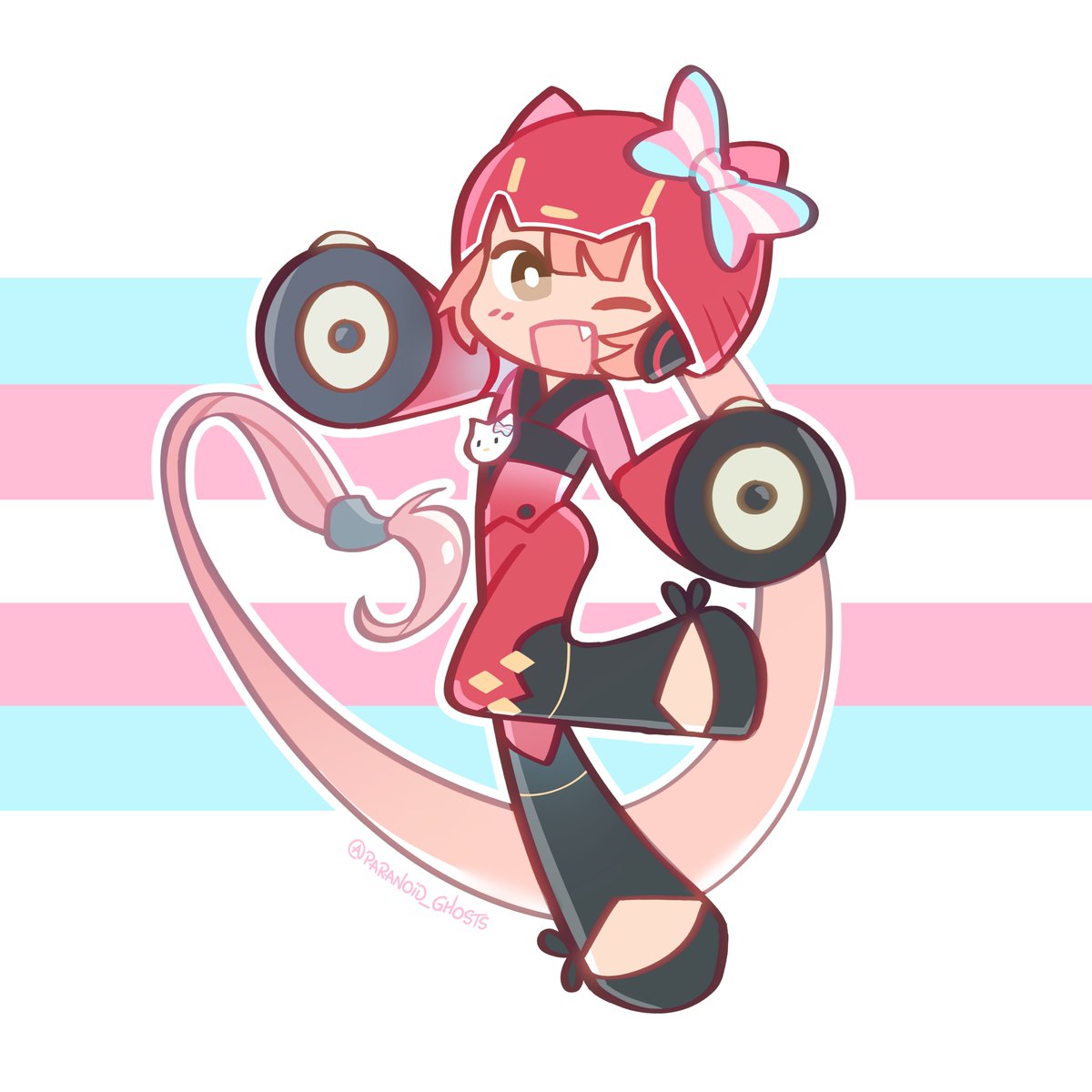 paranoid_ghosts's tweet image. nekomura iroha trans icon!!! 💙🏳️‍⚧️