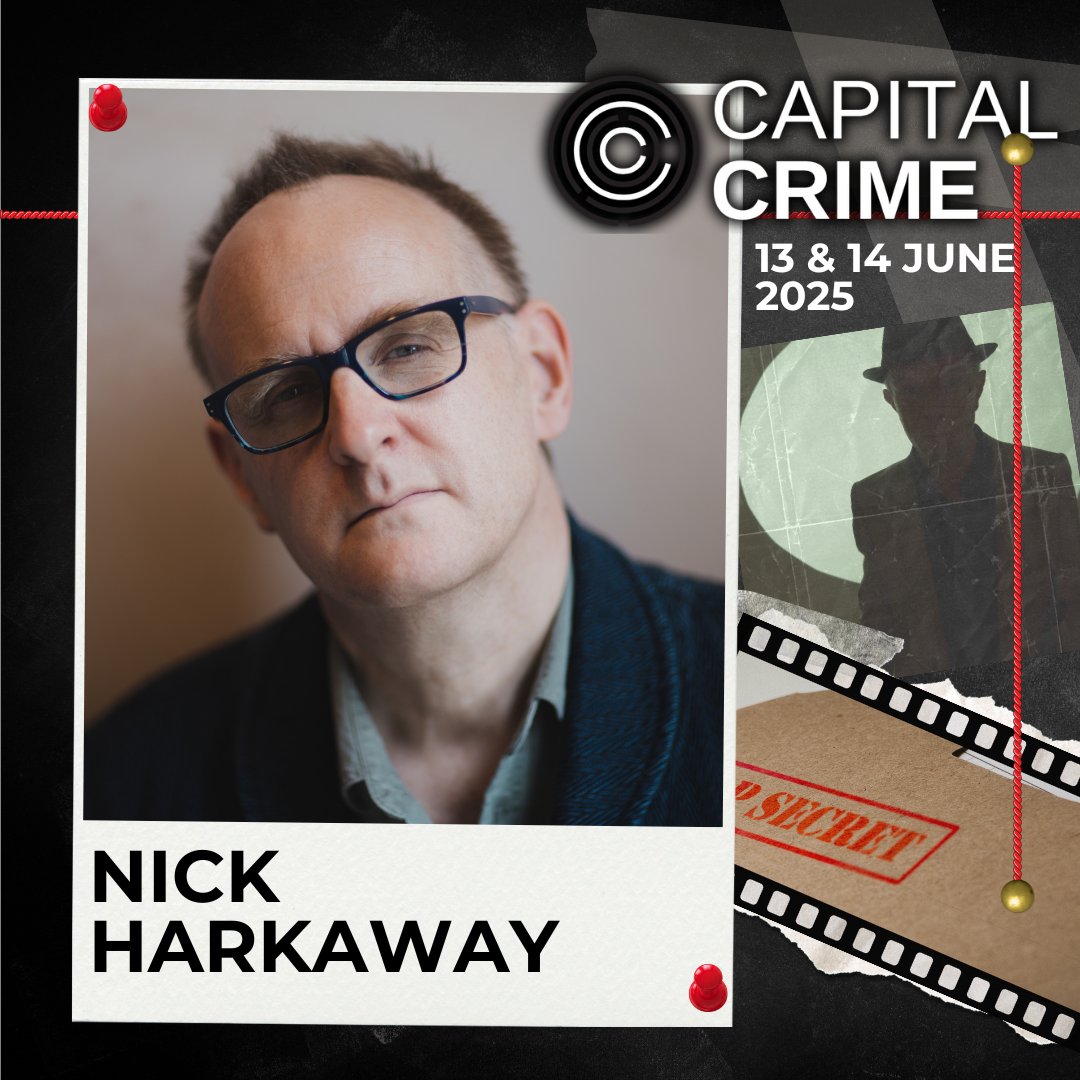 Don't miss Nick Harkaway at Capital Crime Festival on Friday 13th June: capitalcrime.org/tickets