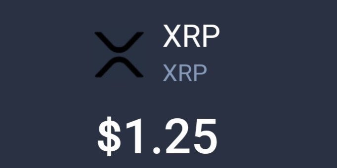 WHO'S STILL WAITING FOR #XRP TO DROP TO $1.25 ?