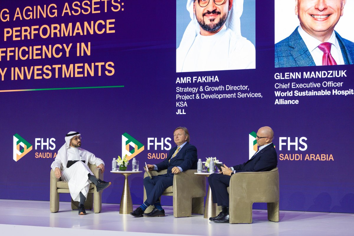With many properties approaching renovation cycles, revitalisation is essential for long-term performance and sustainability.

Amr Fakiha, Strategy &amp; Growth Director at JLL, led a discussion with Glenn Mandziuk, CEO, World Sustainable Hospitality Alliance, and Mark Sperring,