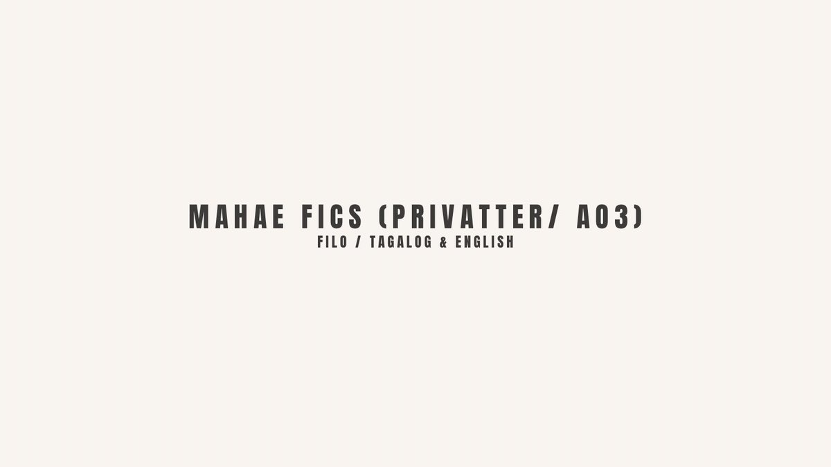 kkwangyaa's tweet photo. mahae au recos (privatter / ao3 fics): https://t.co/Q6P6dlWNwH