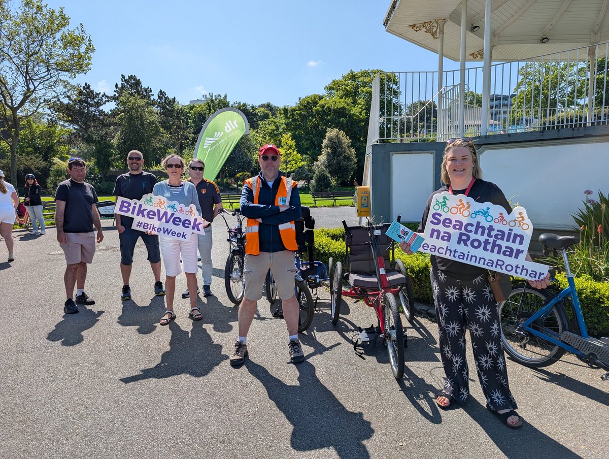 age_cycling's tweet image. Bike Week at the @TheBikeHub_ie goes to Blackrock Park. Fun for all ages and abilities.
@dlrcc
@dlrSportsTeam
@cyclistie