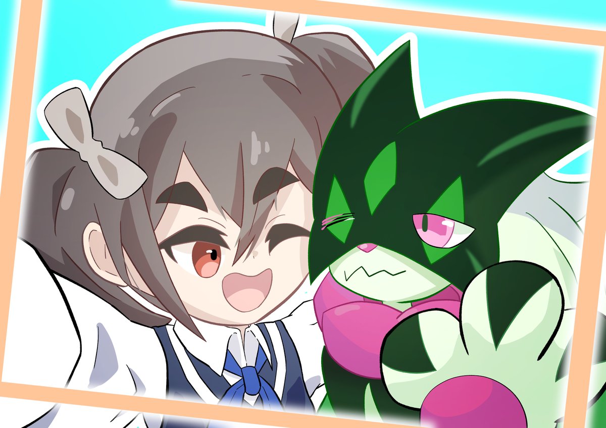uromtar's tweet photo. #mono + #Pokemon = #Pokemono
ツインテールズ
霧山アン&マスカーニャ https://t.co/jBxKKnu2JL