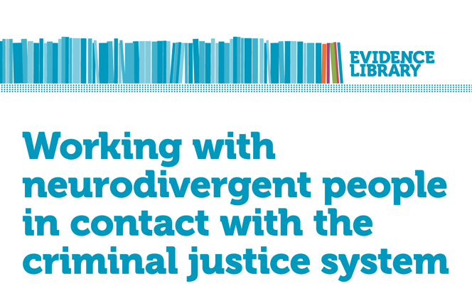 Clinks_Tweets's tweet image. 🧠 Working with neurodivergent people in contact with the criminal justice system: what the evidence tells us - clinks.org/event/635

Join us for this webinar to hear from members of the Neurodivergence in Criminal Justice Network (NICJN) as they discuss their review written…