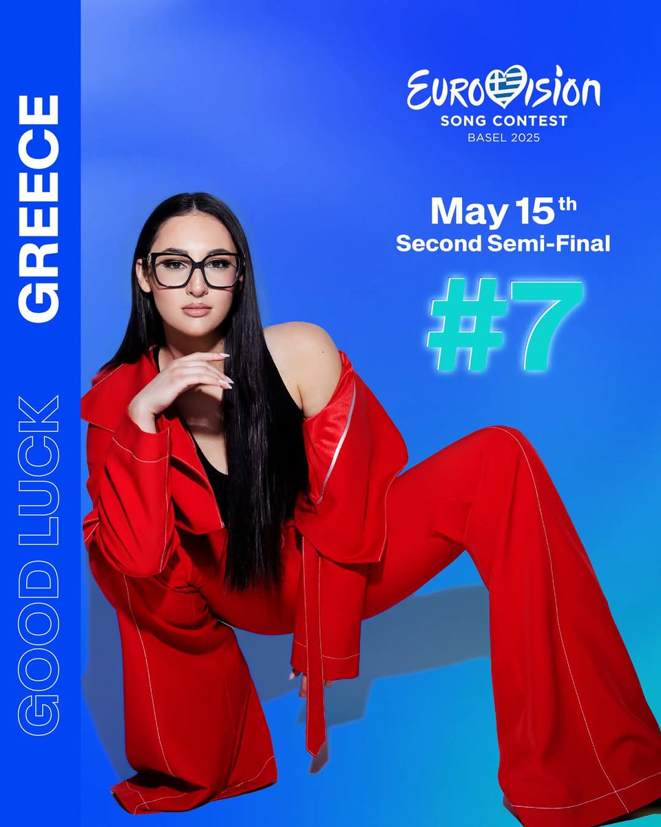 Greece in Israel (@greeceintelaviv) on Twitter photo 🎼Tomorrow, May 15, Klavdia appears in the Semi-Final of the <a href="/Eurovision/">Eurovision Song Contest</a> Song Contest, representing Greece 🇬🇷
✅Vote #7 for #Greece and #klavdia 🎤 via the official Eurovision app or by phone!
#Asteromata
#Eurovision2025
<a href="/ertofficial_/">ΕΡΤ</a>
<a href="/ErtflixINT/">Ertflix International</a>
<a href="/ERTflixOfficial/">ERTflixOfficial</a> 🎼Tomorrow, May 15, Klavdia appears in the Semi-Final of the <a href="/Eurovision/">Eurovision Song Contest</a> Song Contest, representing Greece 🇬🇷
✅Vote #7 for #Greece and #klavdia 🎤 via the official Eurovision app or by phone!
#Asteromata
#Eurovision2025
<a href="/ertofficial_/">ΕΡΤ</a>
<a href="/ErtflixINT/">Ertflix International</a>
<a href="/ERTflixOfficial/">ERTflixOfficial</a>