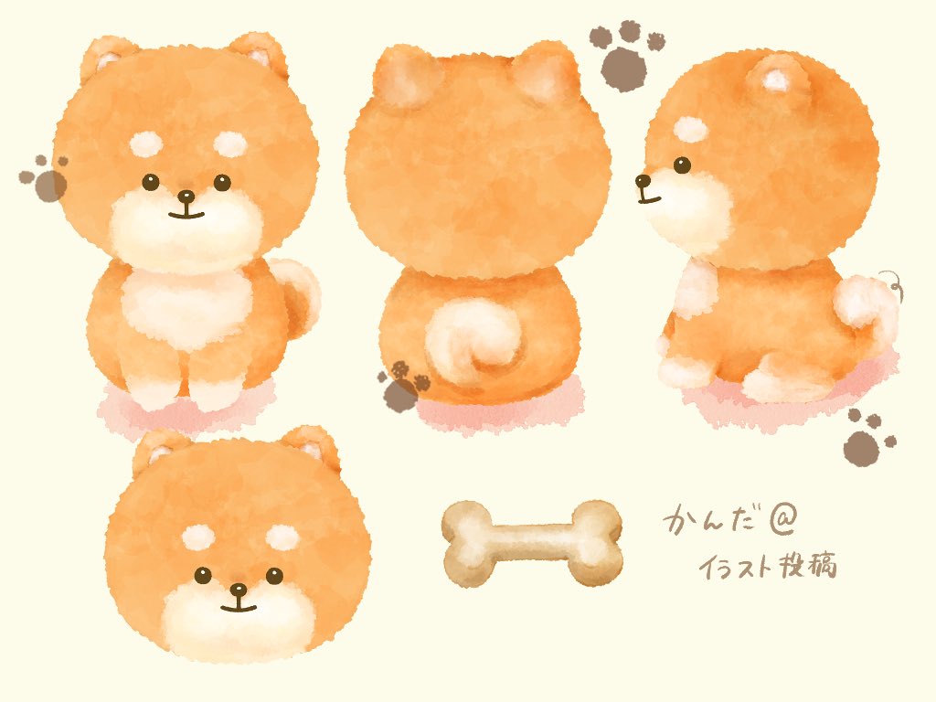 illust_kanda's tweet photo. 動物イラストのDLが多いので、
柴犬の後姿と横姿を追加で描きました🐾

acで2回目のライセンス購入がされていて、めちゃ嬉しい❕

#イラストAC https://t.co/33lUUOFjgr