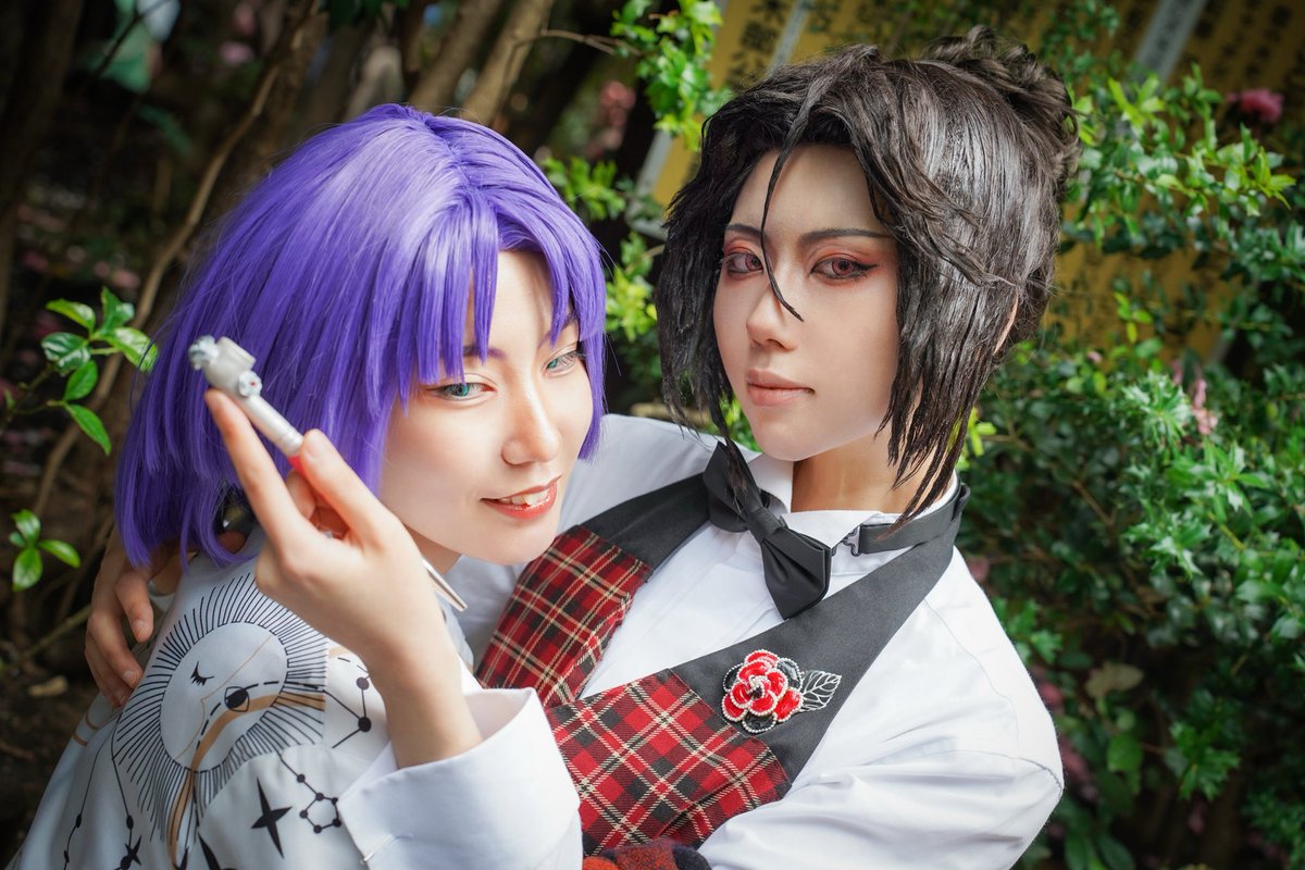 cos_mtg's tweet photo. cos/mhyk

飼い主と飼い猫のような＿＿＿。

🐱@Rei3_cos 
📸@f06091_ 

 #まほやく_cos   #アコスタ池袋 https://t.co/Bic7ubUMZy