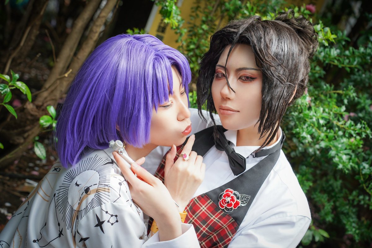 cos_mtg's tweet photo. cos/mhyk

飼い主と飼い猫のような＿＿＿。

🐱@Rei3_cos 
📸@f06091_ 

 #まほやく_cos   #アコスタ池袋 https://t.co/Bic7ubUMZy